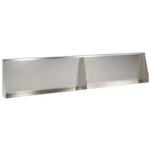 vidaXL St&uuml;tzmauer 2 stk. 100 x 12 x 40 cm Edelstahl Silber