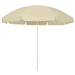 vidaXL Strandschirm Sandgelb 240 cm