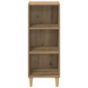 vidaXL Sideboard Artisan-Eiche 34,5 x 32,5 x 90 cm Holzwerkstoff