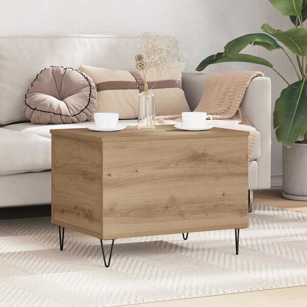 vidaXL Couchtisch Artisan-Eiche 60 x 44,5 x 45 cm Holzwerkstoff