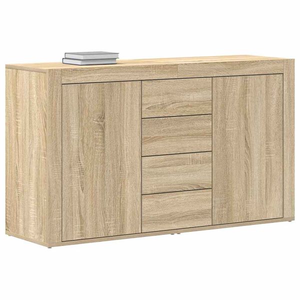 vidaXL Sideboard Sonoma-Eiche 120 x 36 x 69 cm Holzwerkstoff