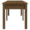 vidaXL Gartenbank 2-Sitzer Honigbraun 159,5x44x45 cm Massivholz Kiefer