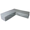 Eurotrail Schutzh&uuml;lle f&uuml;r Lounge-Set in L-Form 225x225x100/70 cm Grau