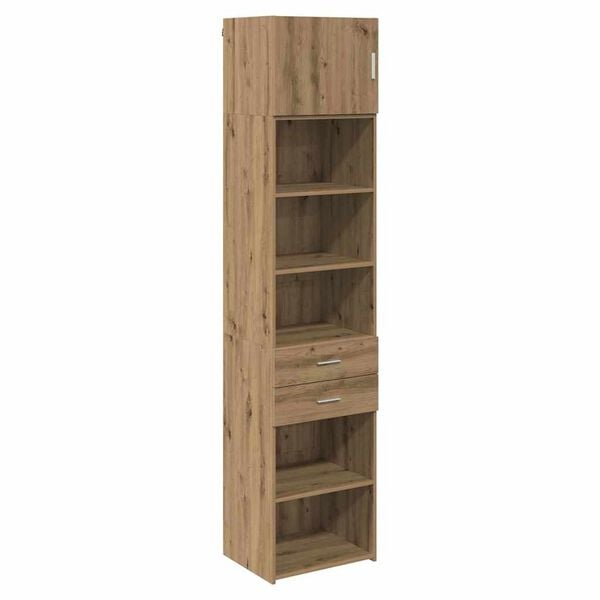 vidaXL Highboard Artisan-Eiche 50 x 42,5 x 225 cm Holzwerkstoff