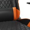 vidaXL Gaming-Stuhl Schwarz und Orange Kunstleder