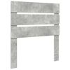 vidaXL Bettrahmen Beton Grau 100 x 200 cm Massives Kiefernholz
