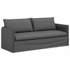 vidaXL Sofa 2 pcs Dunkelgrau 196 x 82 x 85 cm Stoff
