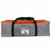 vidaXL Campingzelt Grau und Orange 475 x 475 x 235 cm Polyester