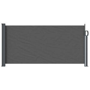 vidaXL Ausziehbares Seitenmarkise Anthrazit 300 x 100 cm Polyester