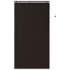 vidaXL Jalousie Dunkelbraun 130 x 250 cm 35 mm Massives Paulownia-Holz
