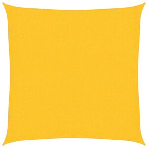 vidaXL Sonnensegel 160 g/m&sup2; Gelb 3x3 m HDPE