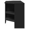 vidaXL EckTVSchrank Schwarz 102 x 40,5 x 45 cm Holzwerkstoff