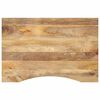 vidaXL Schreibtischplatte mit Aussparung 100x60x2,5cm Massivholz Mango