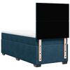 vidaXL Boxspringbett mit Matratze Blau 80x200 cm Samt