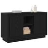 vidaXL Sideboard Schwarz Eichen-Optik 102 x 35 x 60 cm Holzwerkstoff