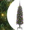 vidaXL K&uuml;nstlicher Weihnachtsbaum mit 150 LEDs mit St&auml;nder Gr&uuml;n 120 cm