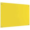 vidaXL Küchenrückwand 2 pcs Gelb 90 x 60 cm Gehärtetes Glas