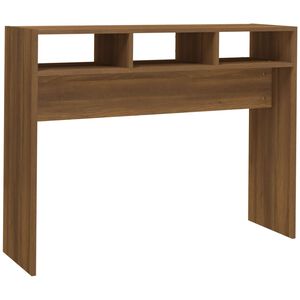 vidaXL Konsolentisch Braun Eichen-Optik 105x30x80 cm Holzwerkstoff