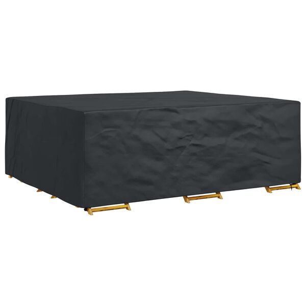 vidaXL M&ouml;belbezug Uni Schwarz 300 x 250 x 70 cm 210D