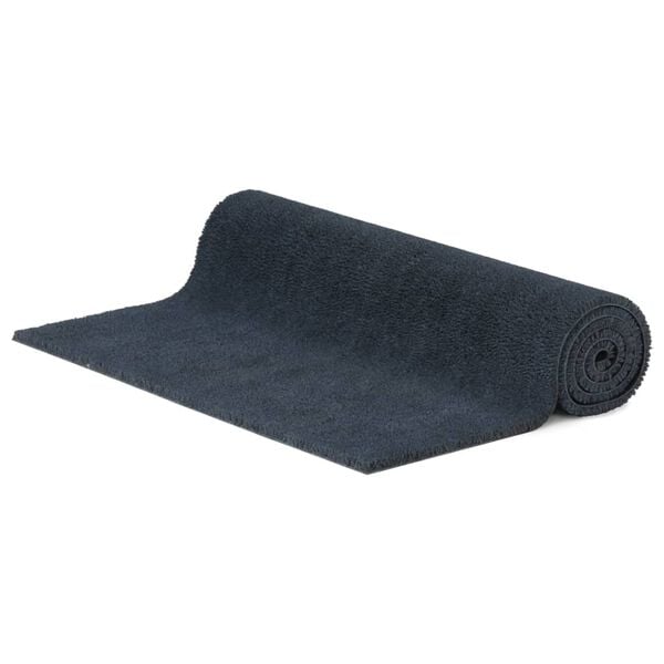 vidaXL Fu&szlig;matte Dunkelgrau 100x200 cm Kokosfaser Getuftet