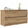 vidaXL TV-Schrank Artisan-Eiche 100x35x54 cm Holzwerkstoff