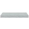 vidaXL Schweberegale 2 Stk. Betongrau 50x23x3,8 cm MDF
