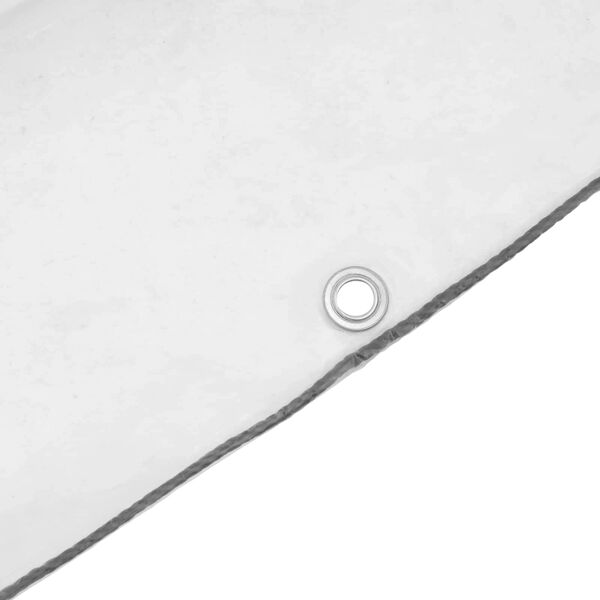 vidaXL Plane mit &Ouml;sen Transparent 10 x 12 m Polyethylen