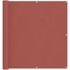 vidaXL Balkonsichtschutz Terrakotta 110 x 400 cm Oxford-Stoff