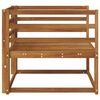 vidaXL Outdoor Mittelsofa Massivholz Akazie Natur