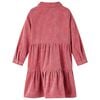 Kinderkleid mit Langen Ärmeln Cord Altrosa 116