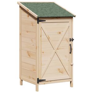 vidaXL Garten Shed Natur 59,5 x 56 x 113,5 cm Holzwerkstoff