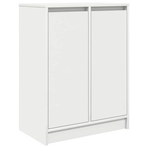 vidaXL Sideboard Wei&szlig; 57x34x76 cm Holzwerkstoff