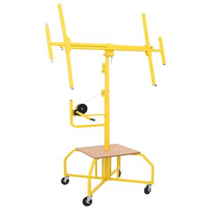 vidaXL Gipskartonheber Gelb 300 x 107 x 330 cm Stahl