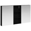 vidaXL Badezimmerschrank-Set 3 stk. 110 x 10,5 x 60,5 cm Holzwerkstoff