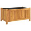 vidaXL Pflanzk&uuml;bel mit Einlage 80x42x40 cm Massivholz Akazie