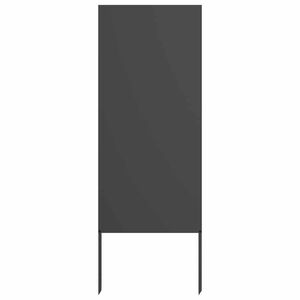 vidaXL Garten Sichtschutz-Leinwand Schwarz 50 x 140 cm