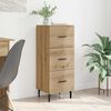 vidaXL Sideboard Artisan-Eiche 34 x 34,5 x 90 cm Holzwerkstoff