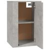 vidaXL TV-Wandschrank Betongrau 40x34,5x60 cm