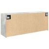 vidaXL Bad-Wandschrank Betongrau 100x25x40 cm Holzwerkstoff