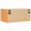 vidaXL Nachttisch 2 pcs Wachsbraun 50 x 32,5 x 24 cm Massivholz Kiefer