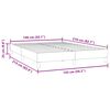 vidaXL Boxspringbett ohne Matratze Dunkelgr&uuml;n 140x210 cm Samt