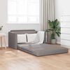 vidaXL Schlafsofa 110cm Taupe Stoff