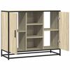 vidaXL Sideboard Sonoma-Eiche 92x35x76 cm Holzwerkstoff