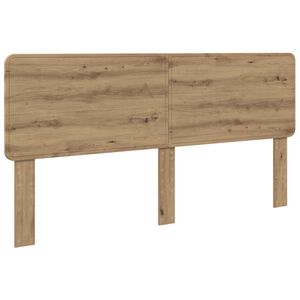 vidaXL Kopfteil Artisan-Eiche Holzwerkstoff