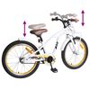 vidaXL Kinderfahrrad 20 Zoll f&uuml;r 6-11 Jahre alt Wei&szlig;