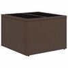 vidaXL 5-tlg. Garten-Sofagarnitur mit Kissen Braun Poly Rattan