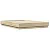 vidaXL Bettgestell Sonoma-Eiche 160x200 cm Holzwerkstoff