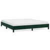 vidaXL Bettgestell ohne Matratze Dunkelgr&uuml;n 180x200 cm Samt