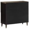 vidaXL Sideboard 80x33x75 cm Massivholz Mango