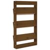 vidaXL Wand-Pflanzk&uuml;bel mit 3 F&auml;chern 60x18,5x110 cm Honigbraun Holz